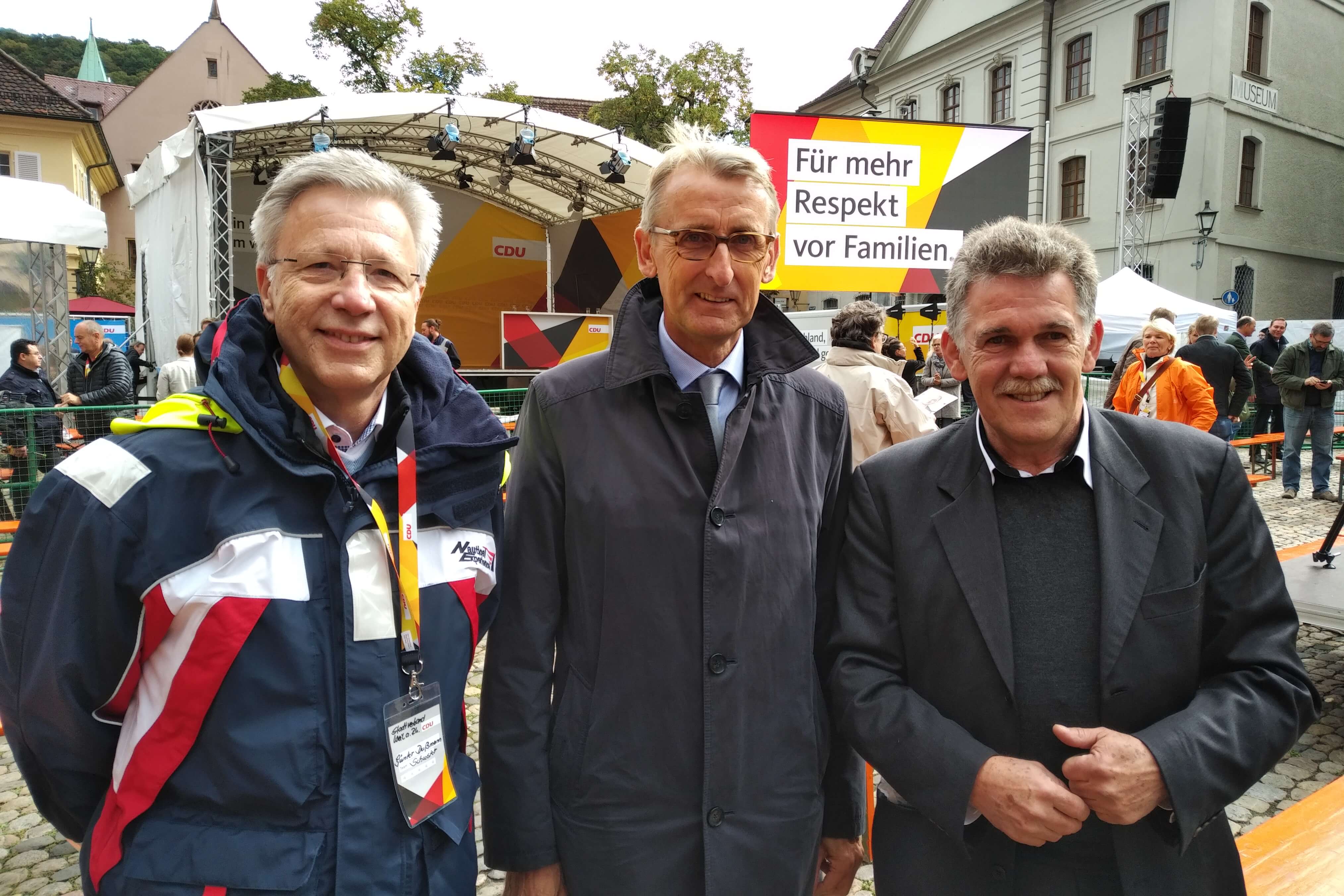 Günter Dußmann, Armin Schuster, Xaver Glattacker